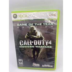 Call of Duty 4 Modern Warfare Xbox 360 CIB Complete - TESTED